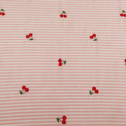 Cotton Print Embroidery Fabric