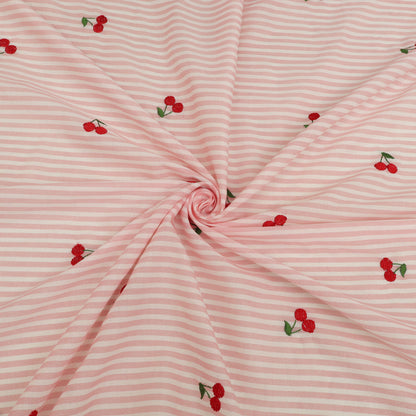 Cotton Print Embroidery Fabric