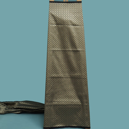 Green Color Katan Meena Brocade Fabric