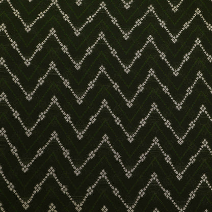 Mehndi Green Color Brocade Fabric