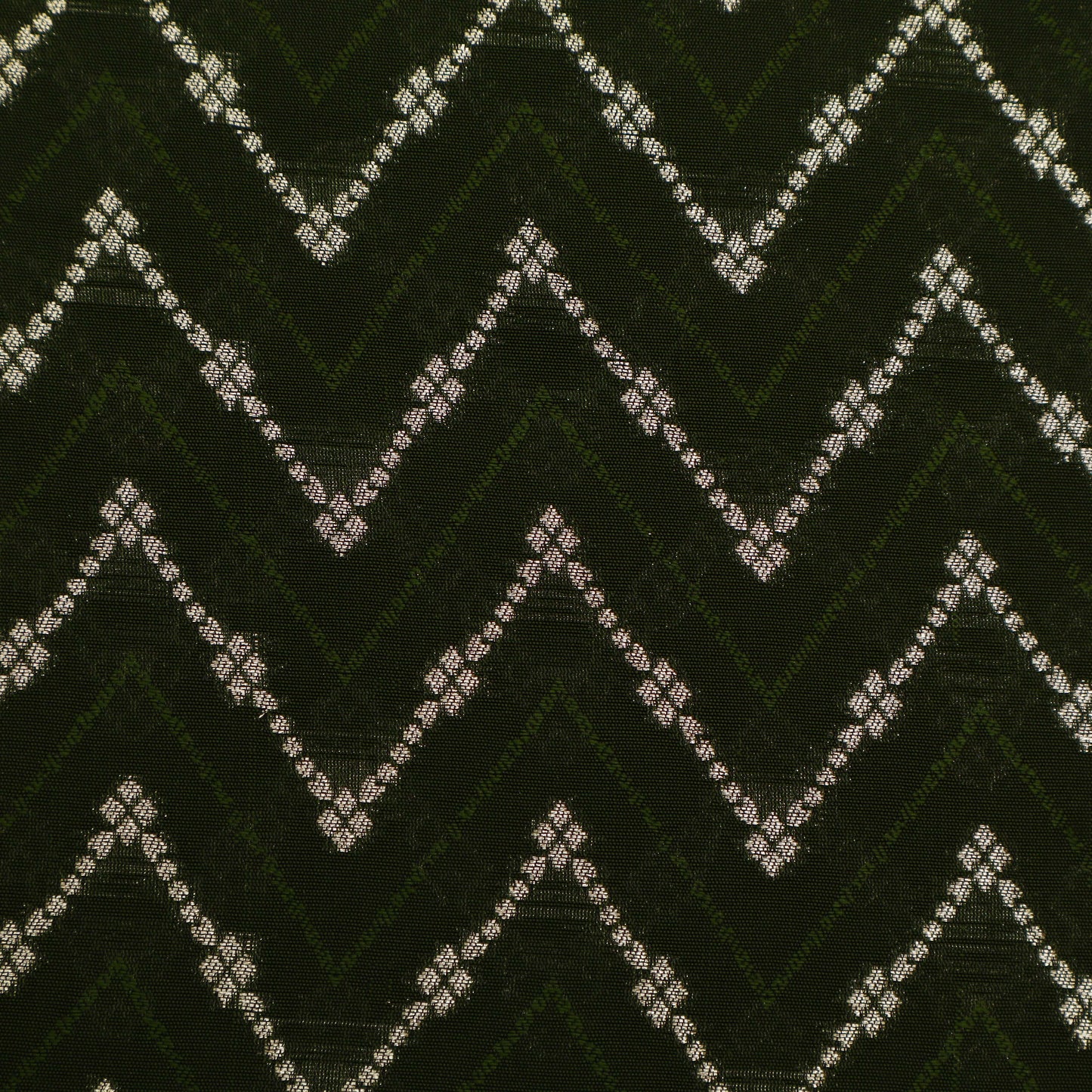 Mehndi Green Color Brocade Fabric