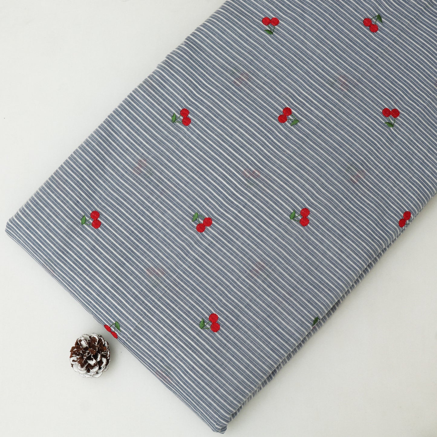 Cotton Print Embroidery Fabric