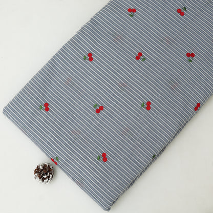 Cotton Print Embroidery Fabric