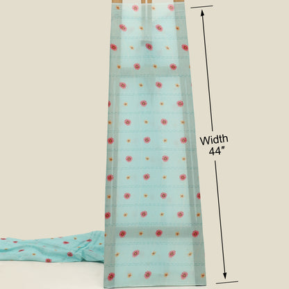 Mul Chanderi Digital Print Fabric