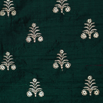 Raw Silk Embroidery Fabric