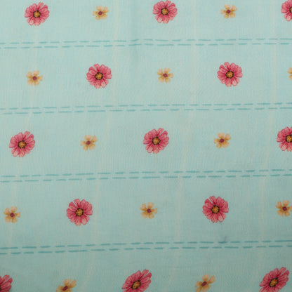Mul Chanderi Digital Print Fabric