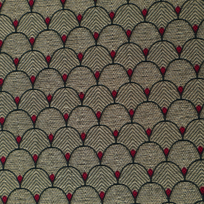 Green Color Katan Meena Brocade Fabric