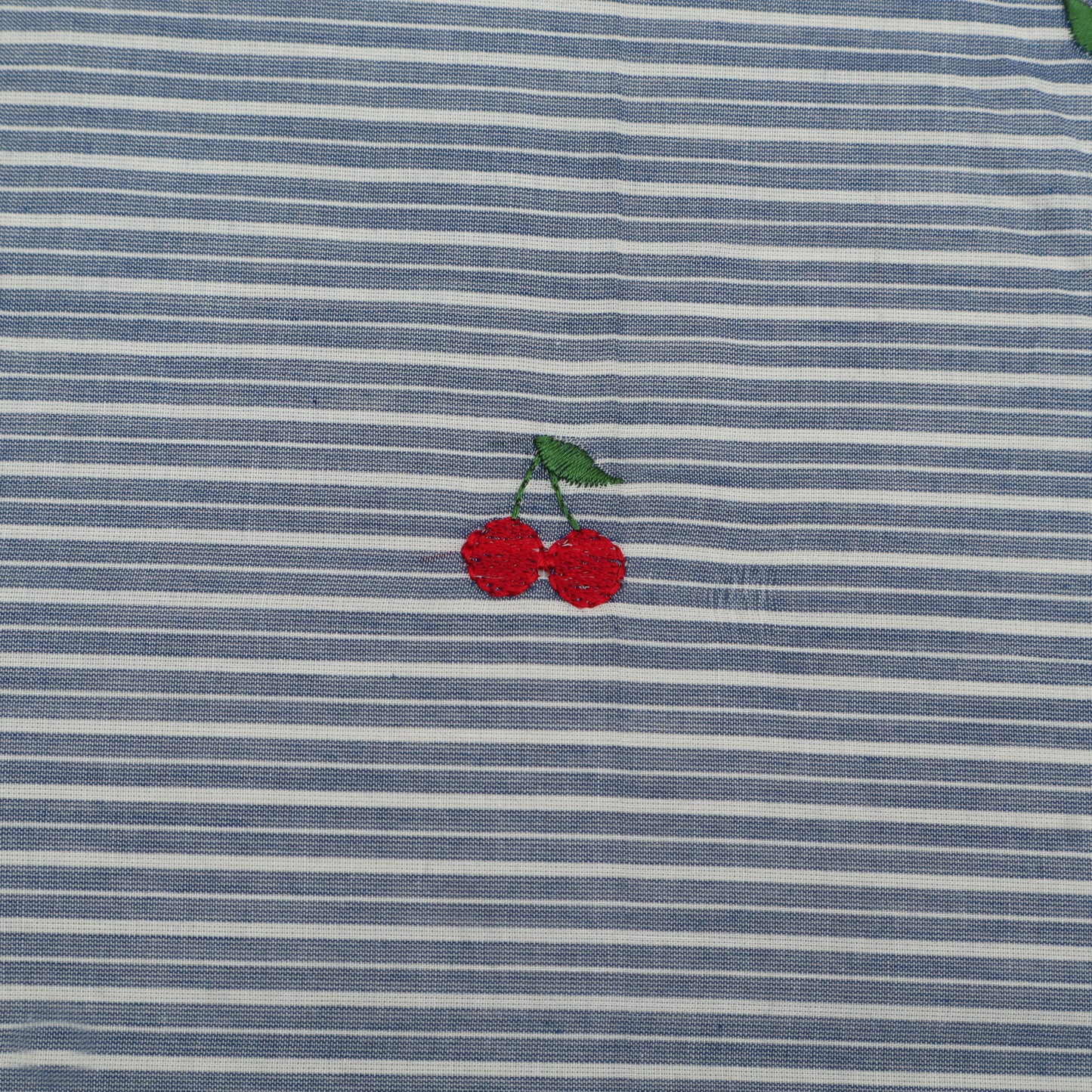 Cotton Print Embroidery Fabric