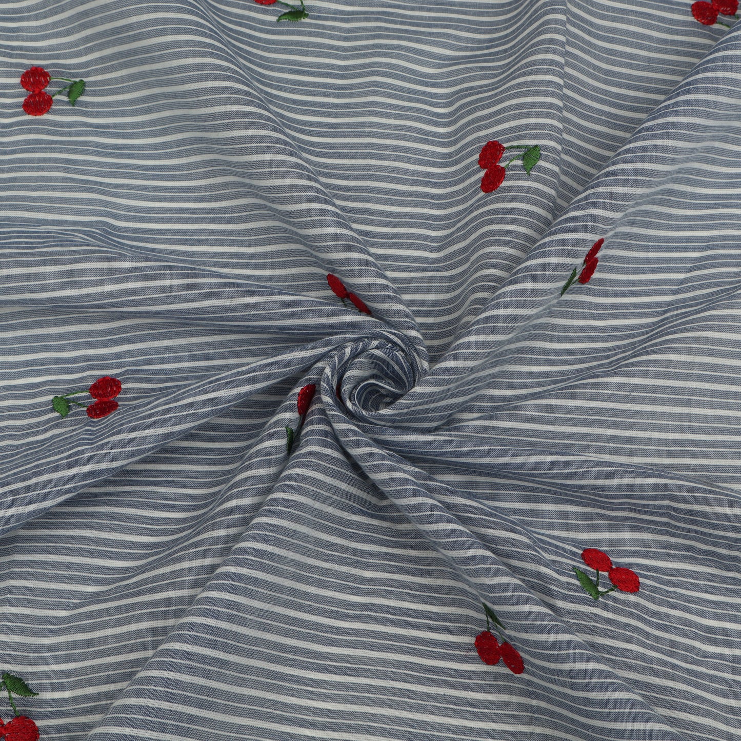Cotton Print Embroidery Fabric