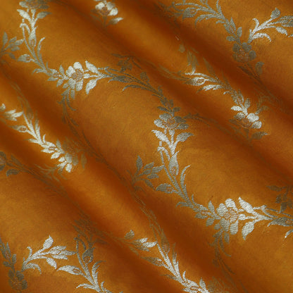 Mustard Color Brocade Fabric