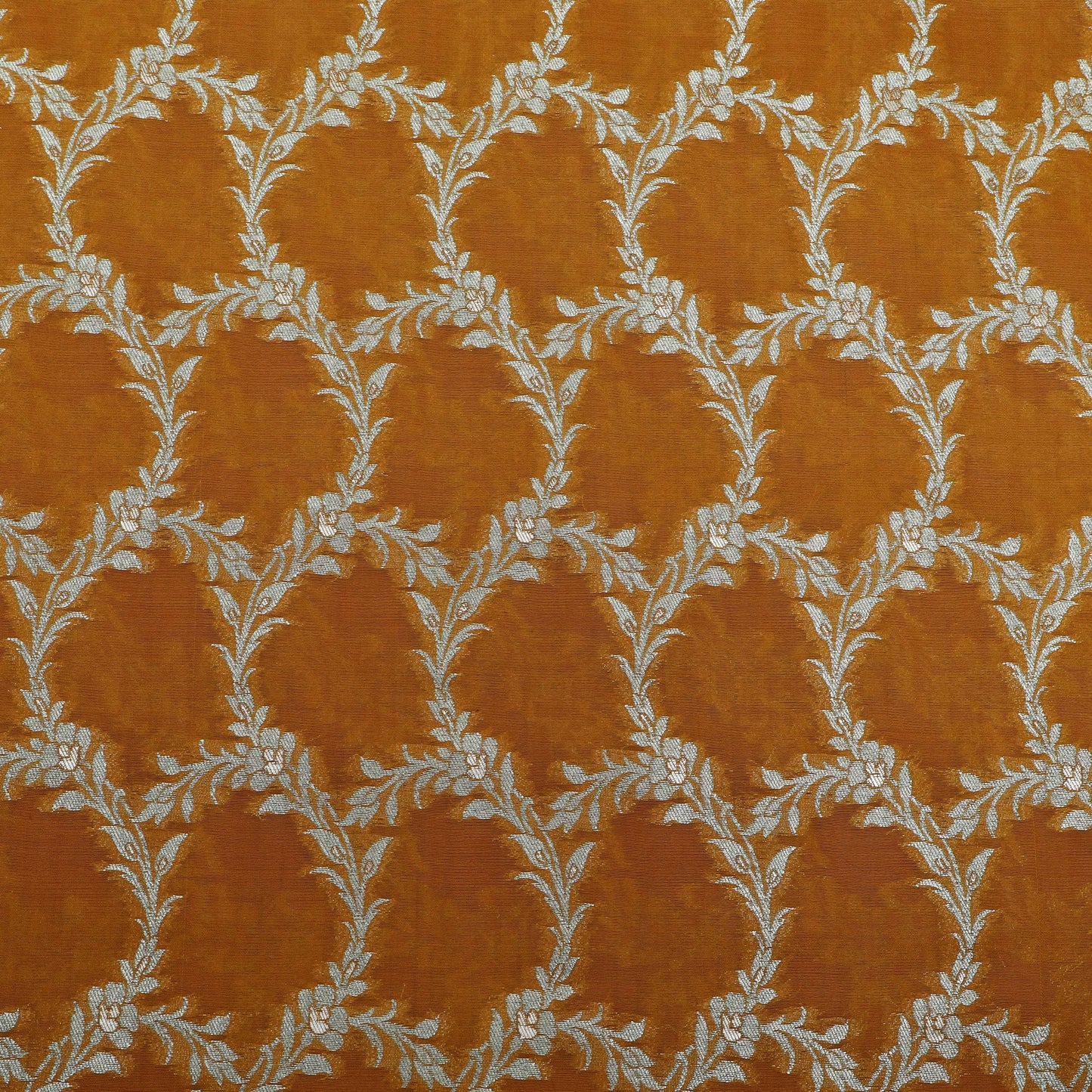 Mustard Color Brocade Fabric