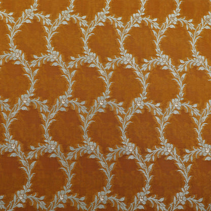 Mustard Color Brocade Fabric