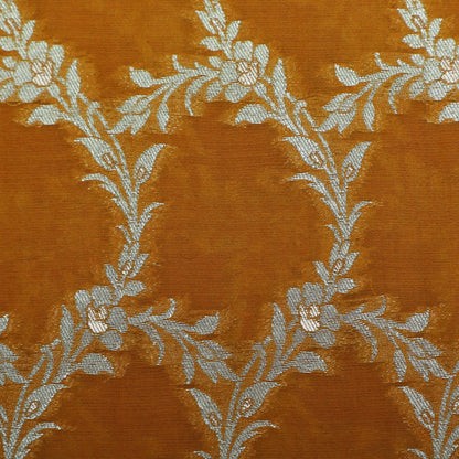 Mustard Color Brocade Fabric
