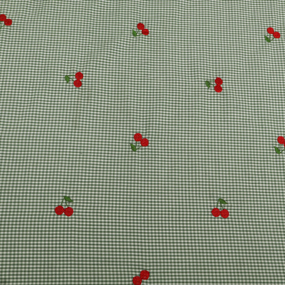 Cotton Print Embroidery Fabric