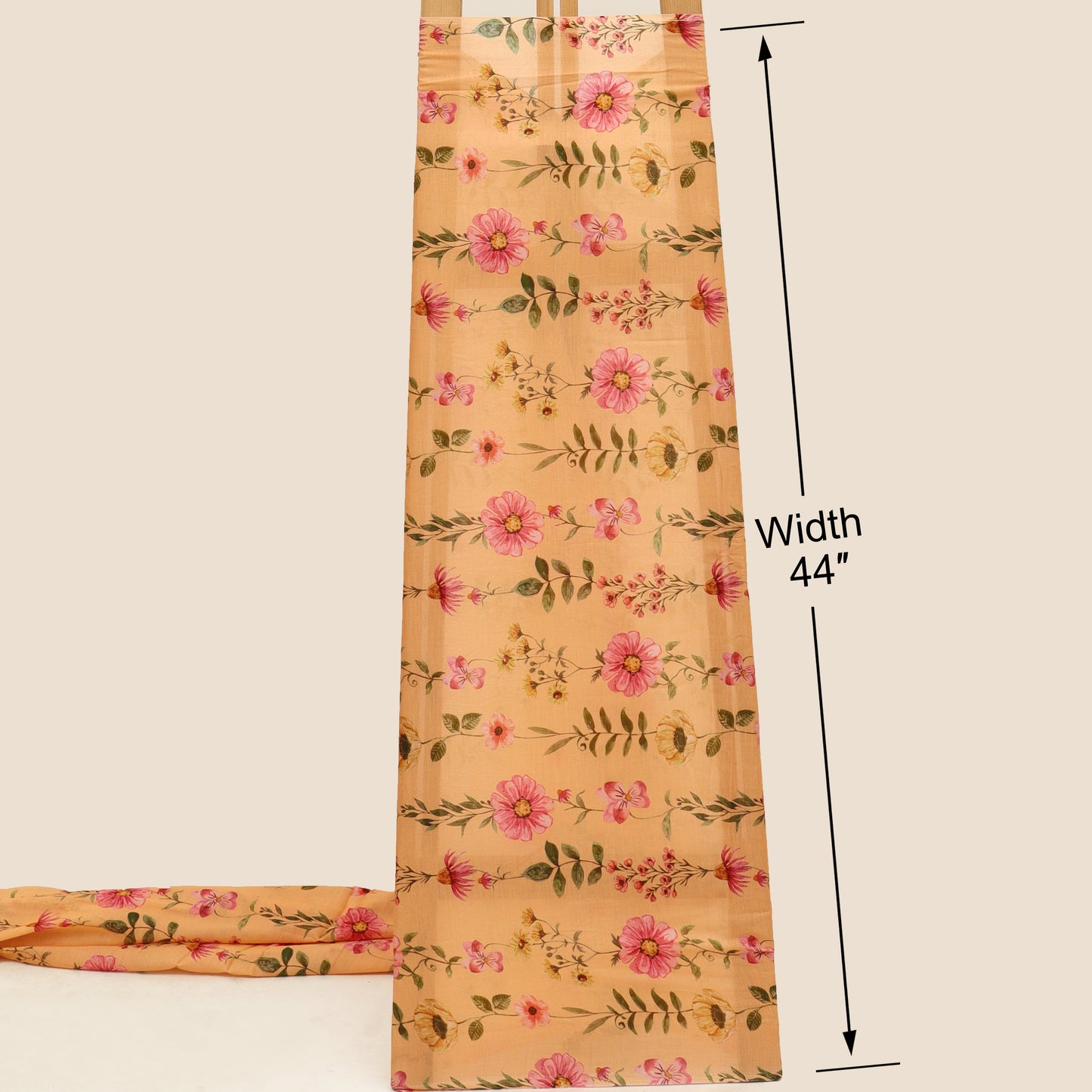 Mul Chanderi Digital Print Fabric
