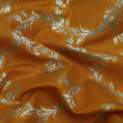 Mustard Color Brocade Fabric