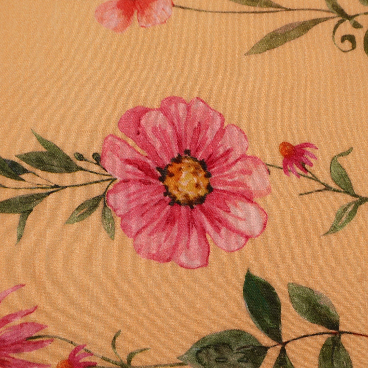Mul Chanderi Digital Print Fabric