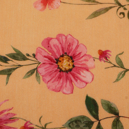 Mul Chanderi Digital Print Fabric