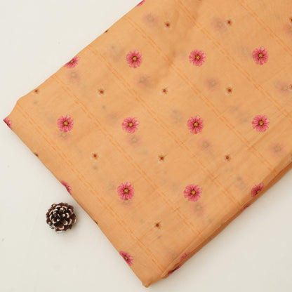 Mul Chanderi Digital Print Fabric