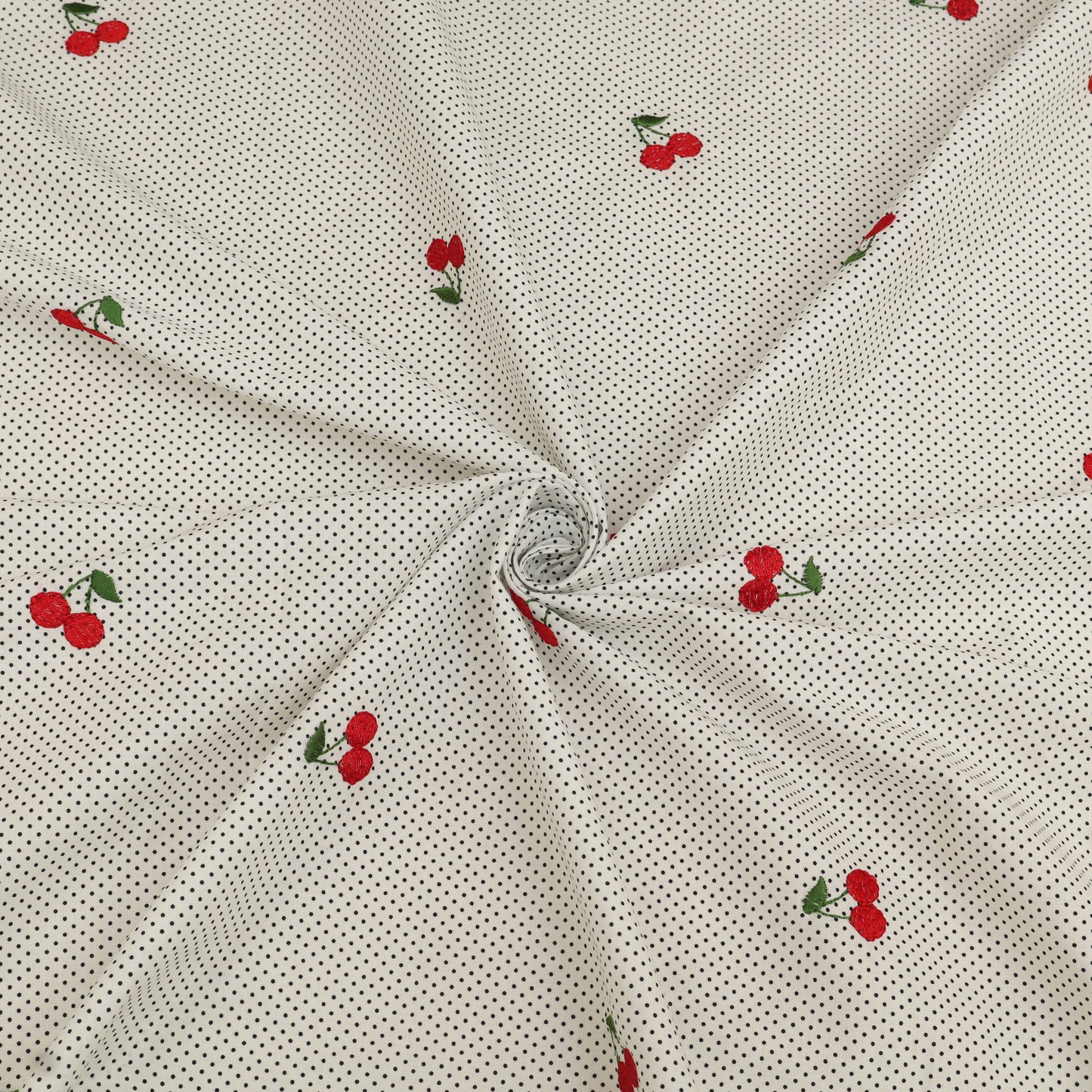 Cotton Print Embroidery Fabric