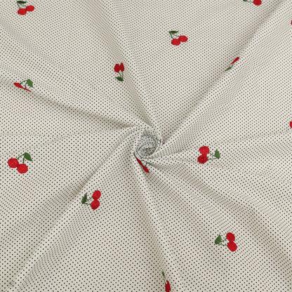 Cotton Print Embroidery Fabric