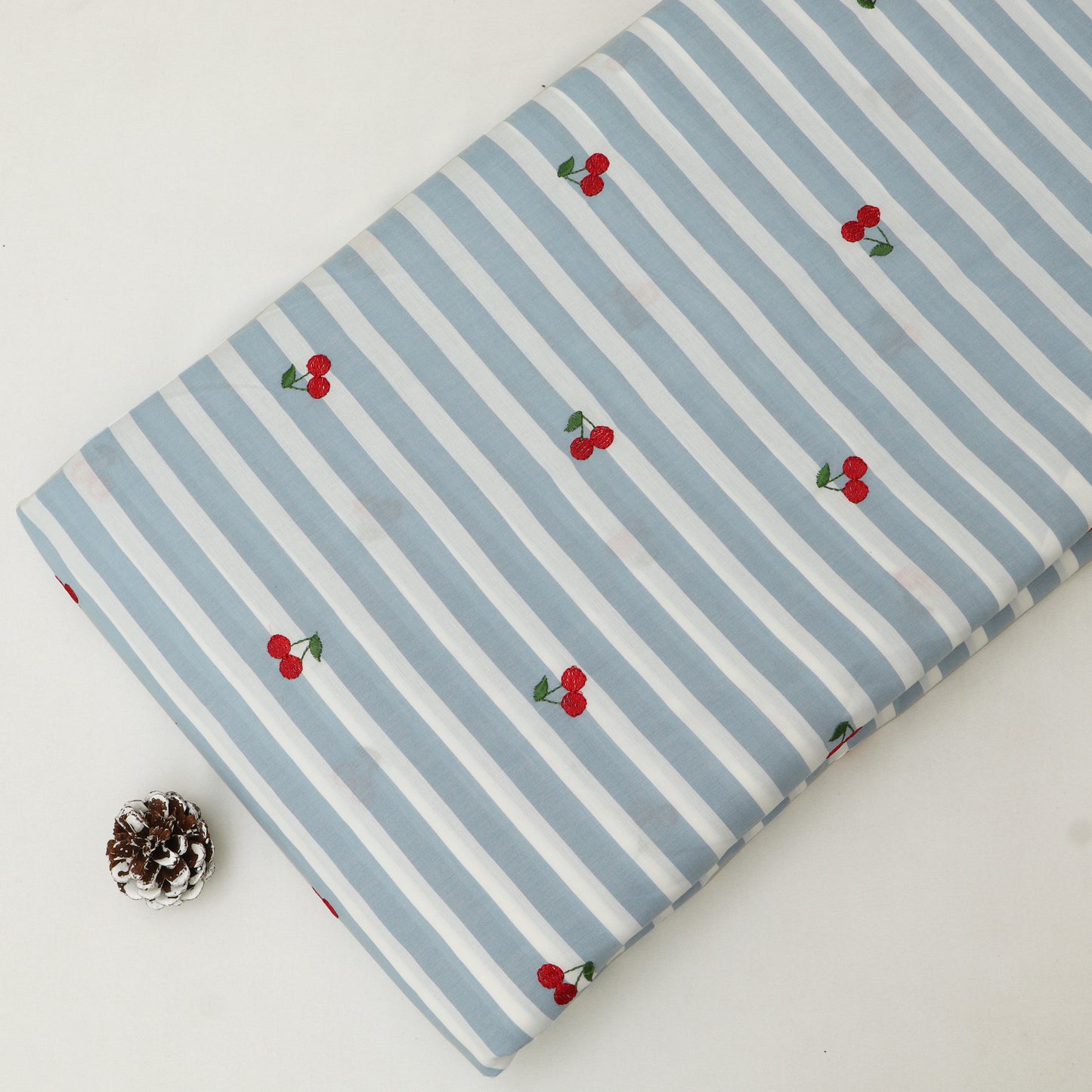 Cotton Print Embroidery Fabric