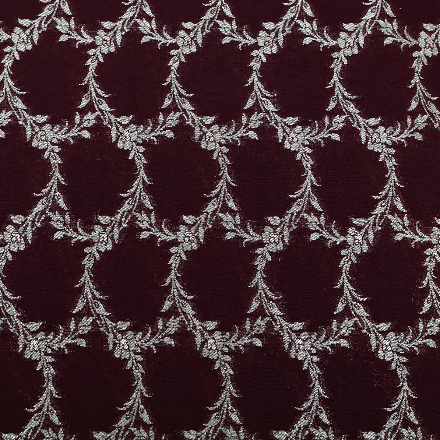 Maroon Color Brocade Fabric