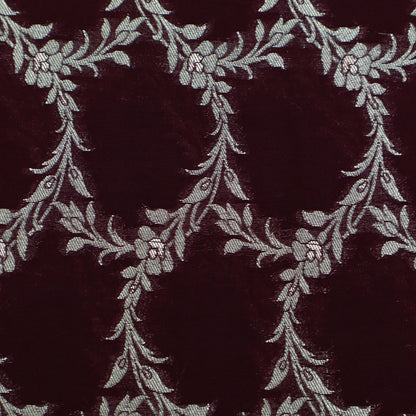 Maroon Color Brocade Fabric