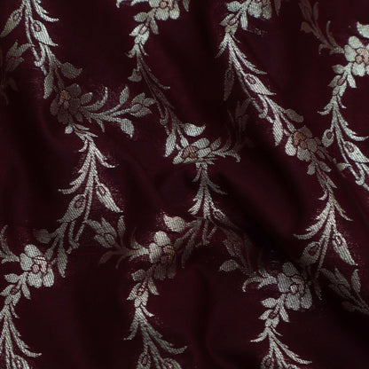 Maroon Color Brocade Fabric