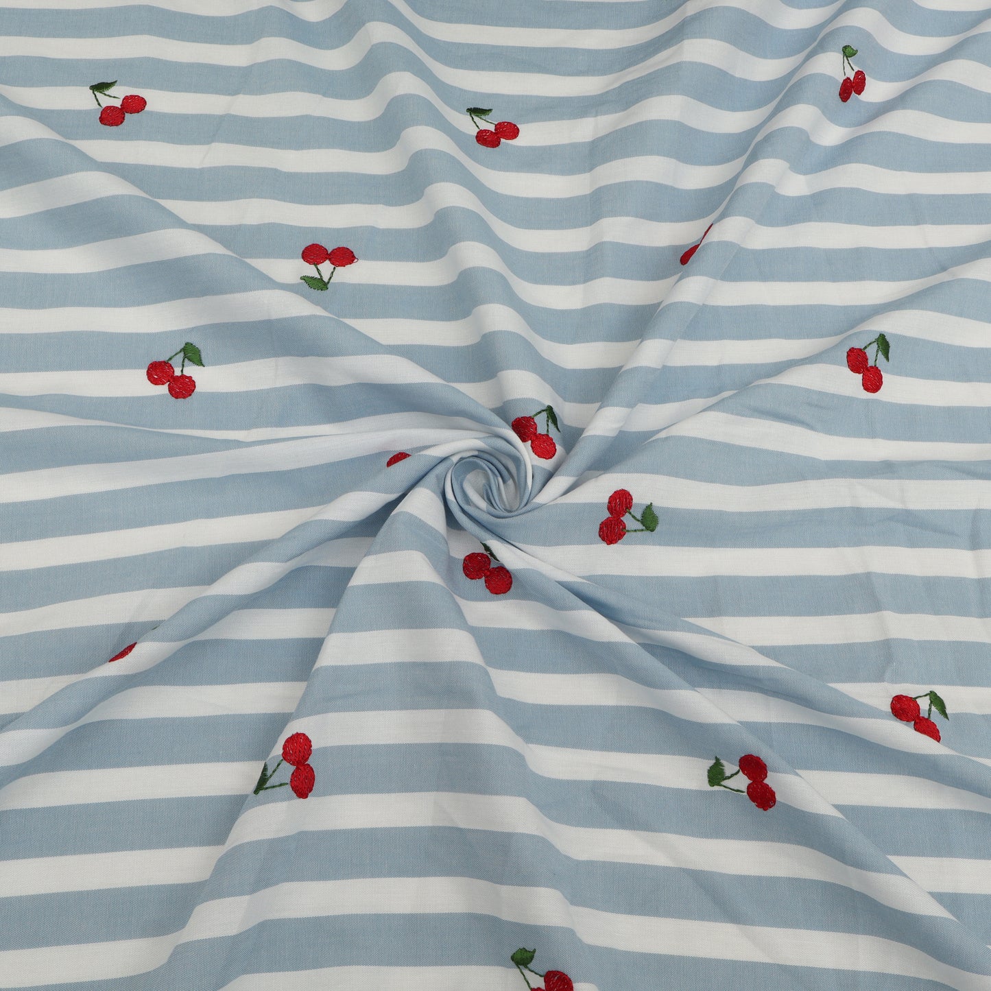 Cotton Print Embroidery Fabric
