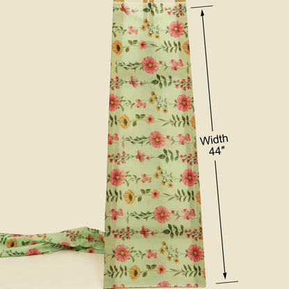 Mul Chanderi Digital Print Fabric