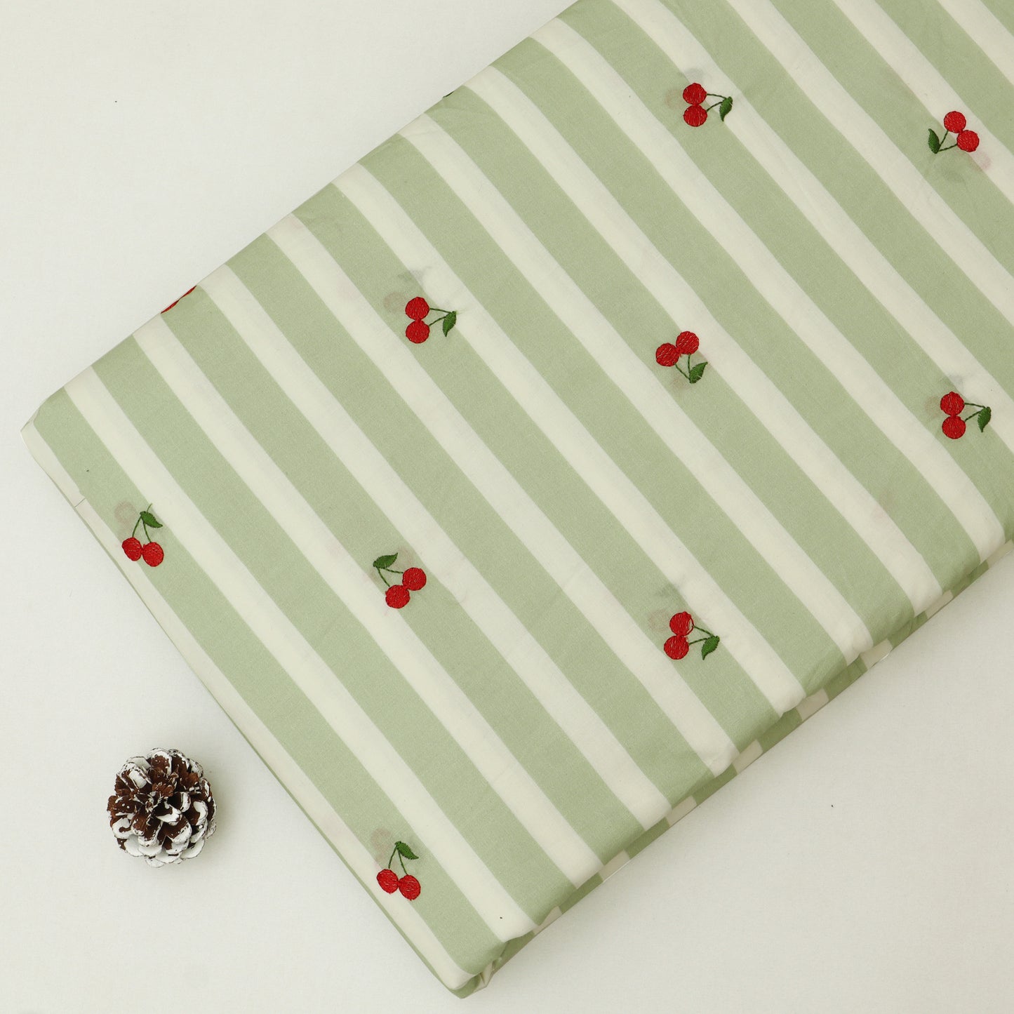 Cotton Print Embroidery Fabric