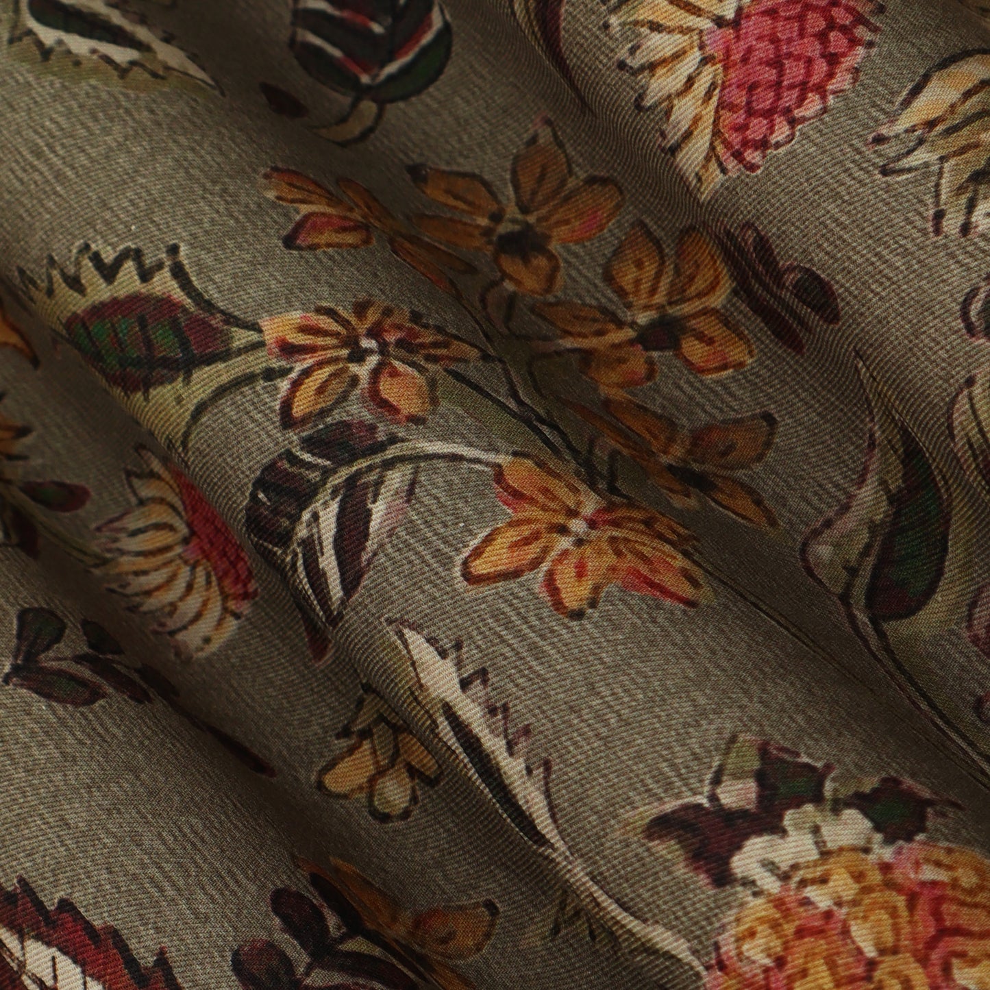 Multicolor Pashmina Print Fabric