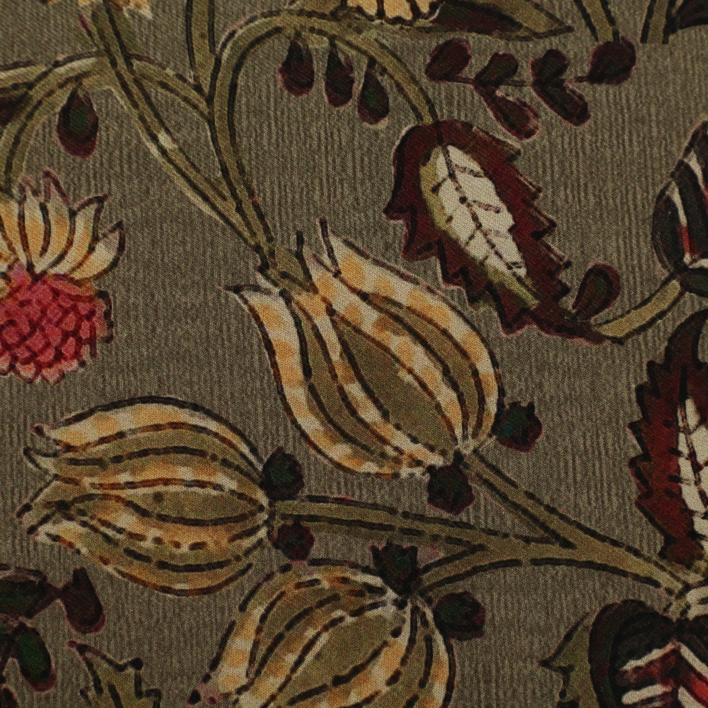 Multicolor Pashmina Print Fabric