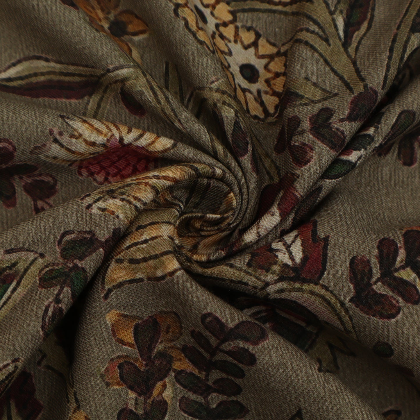 Multicolor Pashmina Print Fabric