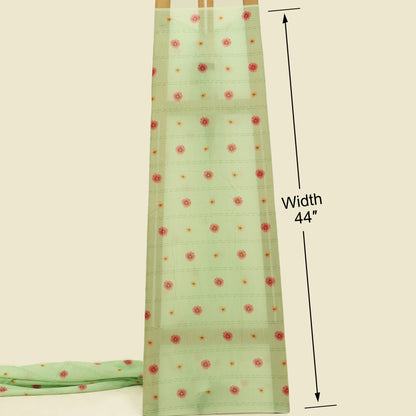 Mul Chanderi Digital Print Fabric
