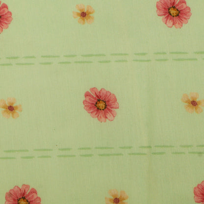 Mul Chanderi Digital Print Fabric