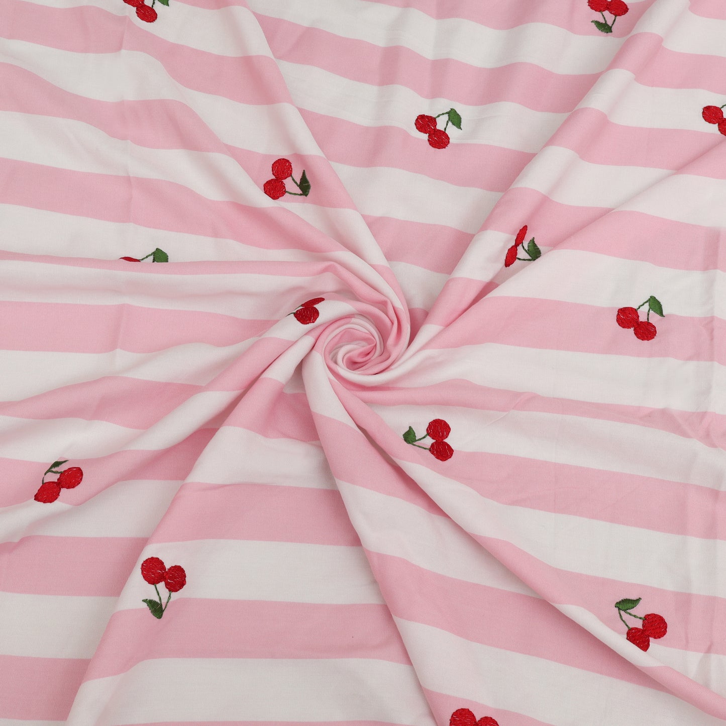 Cotton Print Embroidery Fabric