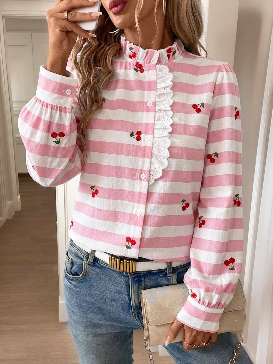 Cotton Print Embroidery Fabric