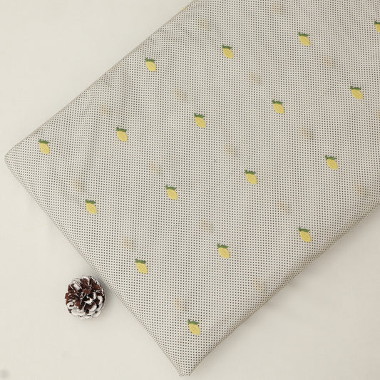 Cotton Print Embroidery Fabric