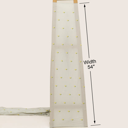 Cotton Print Embroidery Fabric