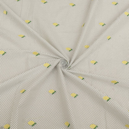 Cotton Print Embroidery Fabric