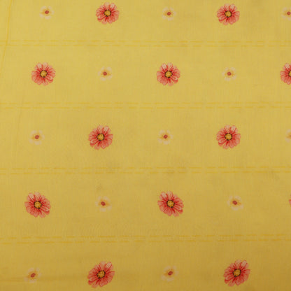 Mul Chanderi Digital Print Fabric