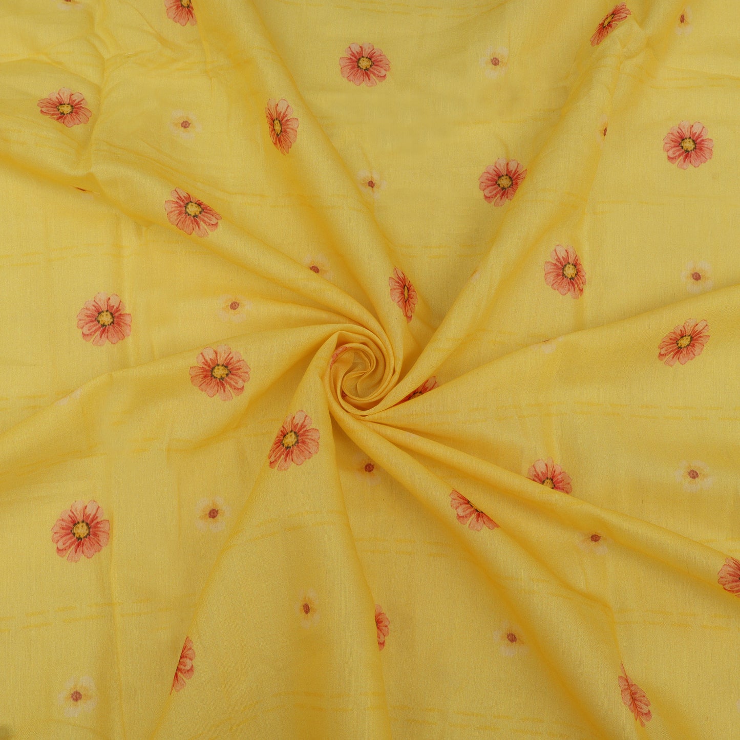 Mul Chanderi Digital Print Fabric