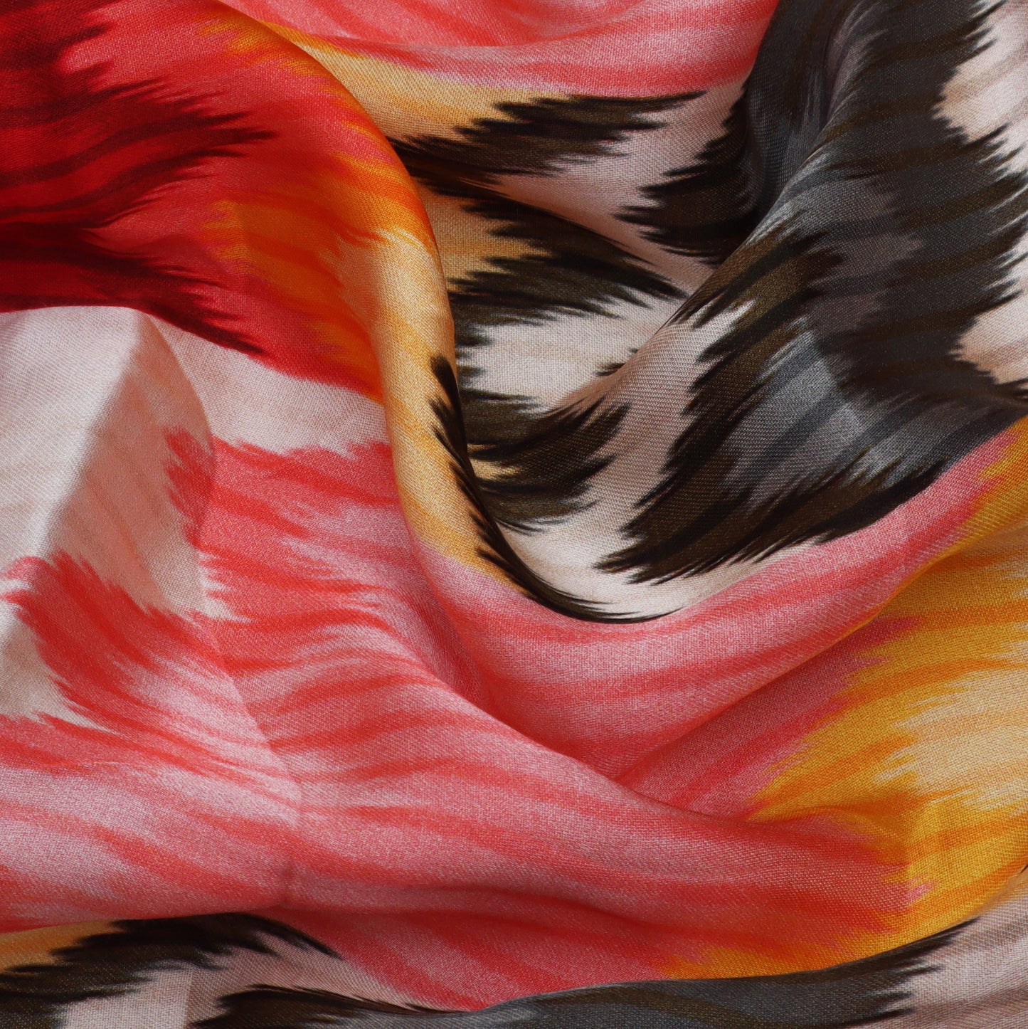 Multi-Color Modal Satin Hydra Print Fabric