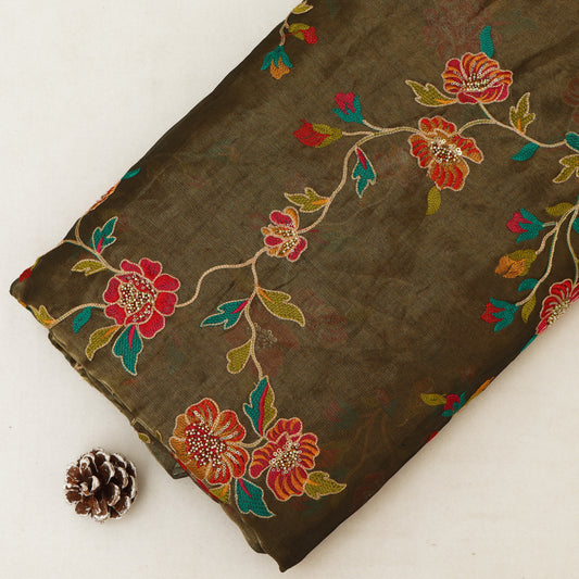 Pure Organza Tissue Embroidery Fabric