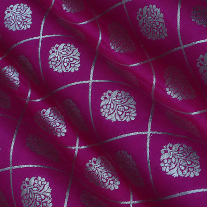 Pink Color Brocade Fabric