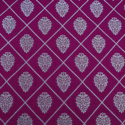 Pink Color Brocade Fabric