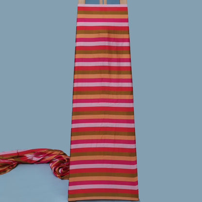 Multi-Color Modal Satin Hydra Print Fabric