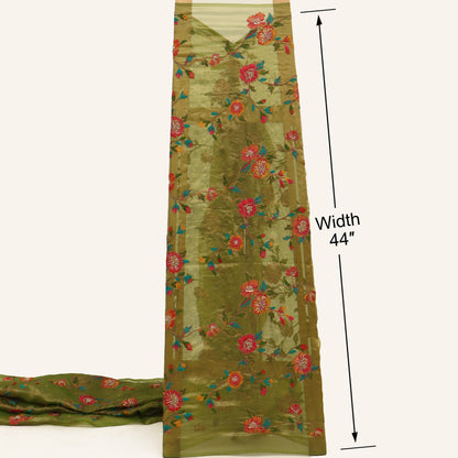Pure Organza Tissue Embroidery Fabric